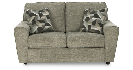 Cascilla Pewter Loveseat from Ashley - Luna Furniture