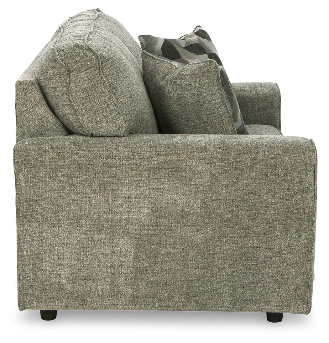 Cascilla Pewter Loveseat from Ashley - Luna Furniture