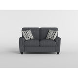 Chelsea Dark Gray Loveseat from Homelegance - Luna Furniture