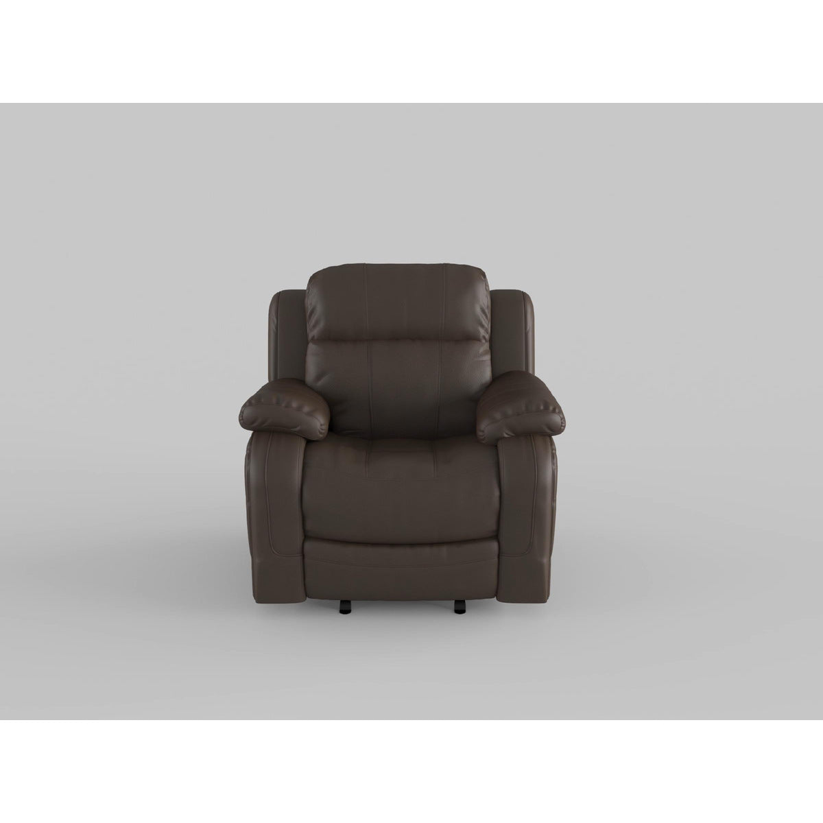 Marille Black Bonded Leather Reclining Chair from Homelegance - Luna Furniture