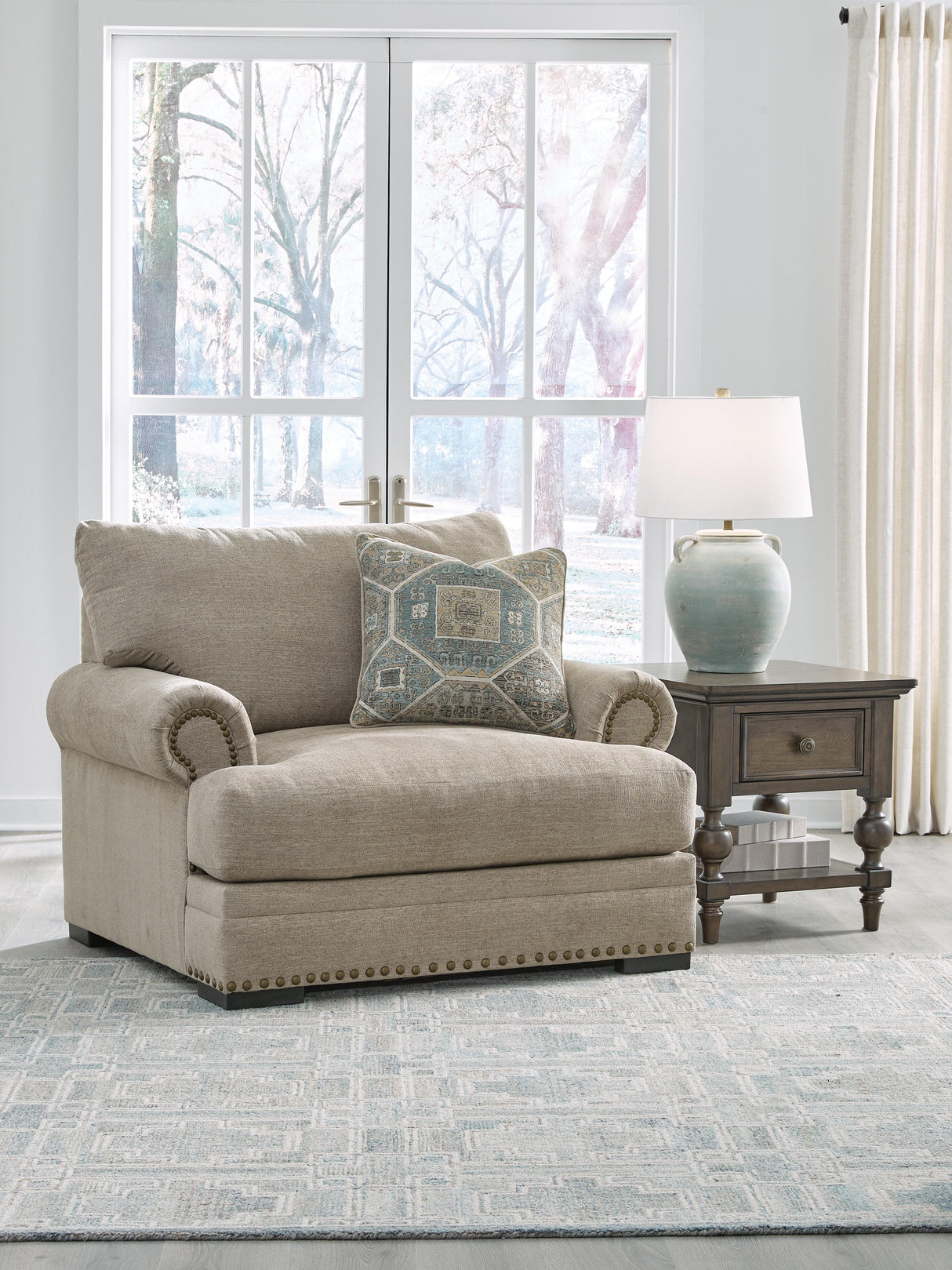 Galemore Oversized Chair and Ottoman from Ashley - Luna Furniture