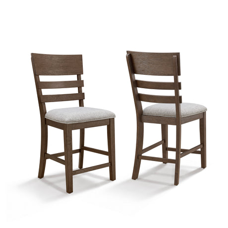 Guthrie Brown Counter Height Set from Crown Mark - Luna Furniture