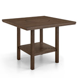Guthrie Brown Counter Height Table with Lazy Susan