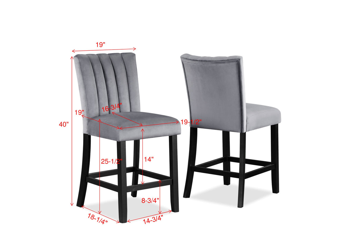 Pascal Counter Height Chair, Set of 2