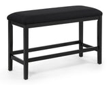 Sebastian Black Counter Height Bench