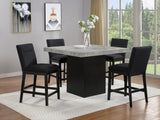 Sebastian Black Counter Height Chair, Set of 2