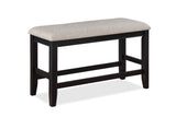 Fulton Light Gray Counter Height Dining Bench from Crown Mark - Luna Furniture