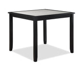 Salvador Black/White 5-Piece Counter Height Dining Set