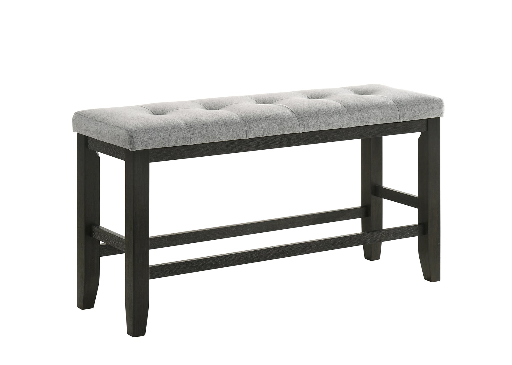 Bardstown Charcoal/Wheat Counter Height Dining Bench from Crown Mark - Luna Furniture
