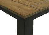 Bardstown Charcoal/Brown Counter Height Table from Crown Mark - Luna Furniture