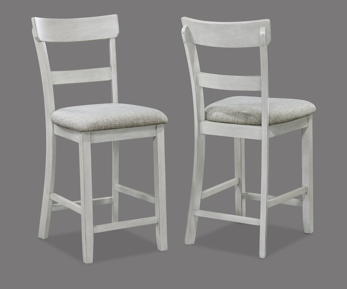 Henderson Driftwood 5-Piece Counter Height Dining Set from Crown Mark - Luna Furniture