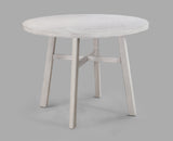 Blanche Gray Round Counter Height Dining Table from Crown Mark - Luna Furniture