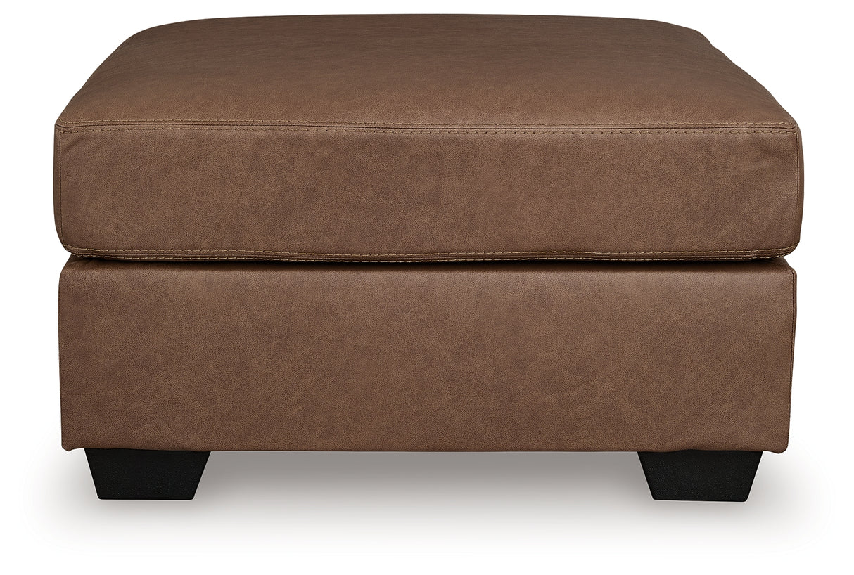 WillowBend Caramel Oversized Accent Ottoman from Ashley Furniture - Luna Furniture