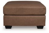WillowBend Caramel Oversized Accent Ottoman from Ashley Furniture - Luna Furniture