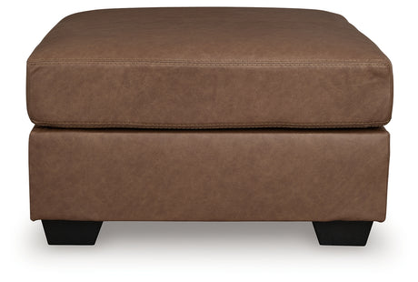 WillowBend Caramel Oversized Accent Ottoman from Ashley - Luna Furniture