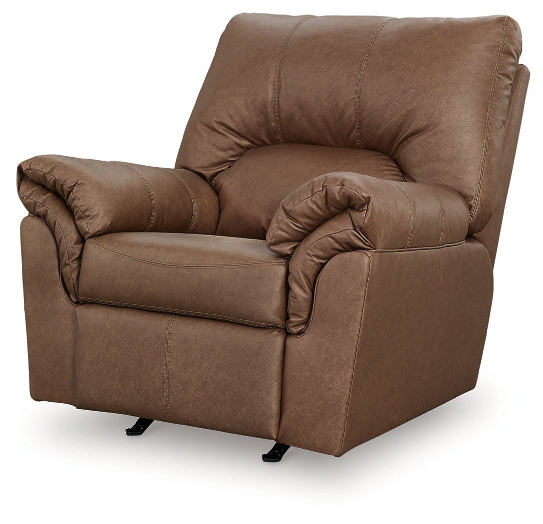 WillowBend Caramel Recliner from Ashley - Luna Furniture