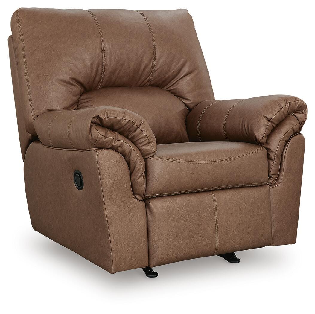 WillowBend Caramel Recliner from Ashley Furniture - Luna Furniture