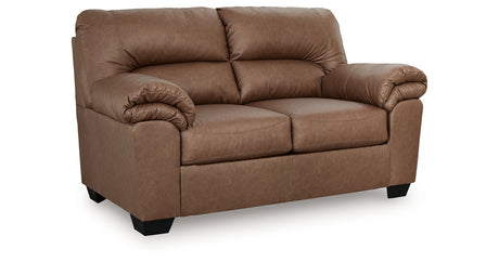 WillowBend Caramel Loveseat from Ashley - Luna Furniture