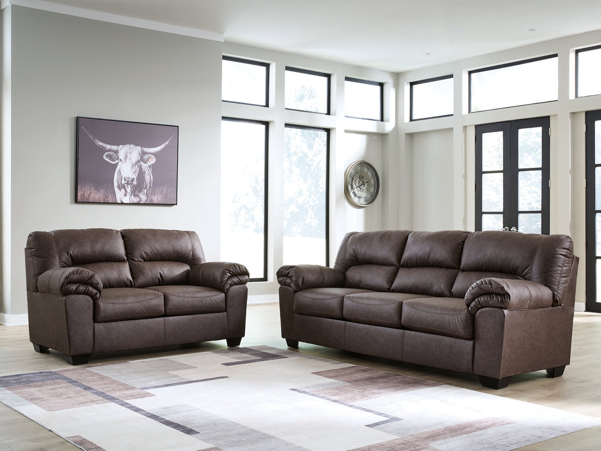WillowBend Sofa and Loveseat in Umber from Ashley Furniture - Luna Furniture
