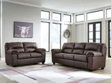 WillowBend Sofa and Loveseat in Umber from Ashley Furniture - Luna Furniture