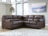 WillowBend Umber 2-Piece Sectional from Ashley Furniture - Luna Furniture