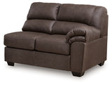 WillowBend Umber Right-Arm Facing Loveseat from Ashley - Luna Furniture