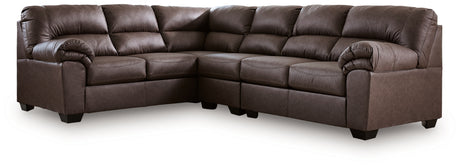 WillowBend Umber 3-Piece Sectional from Ashley - Luna Furniture