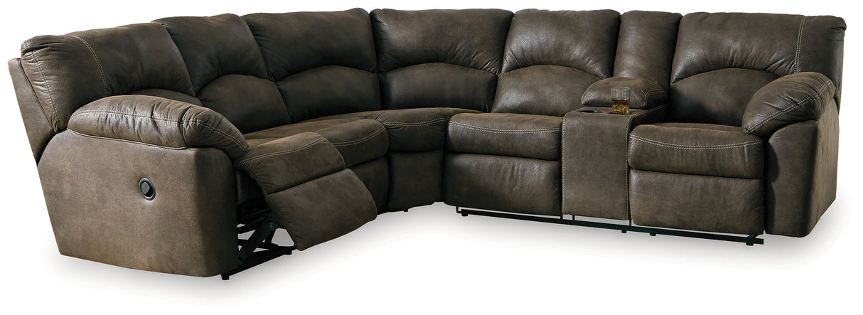 Tambo Canyon 2-Piece Reclining Sectional from Ashley - Luna Furniture