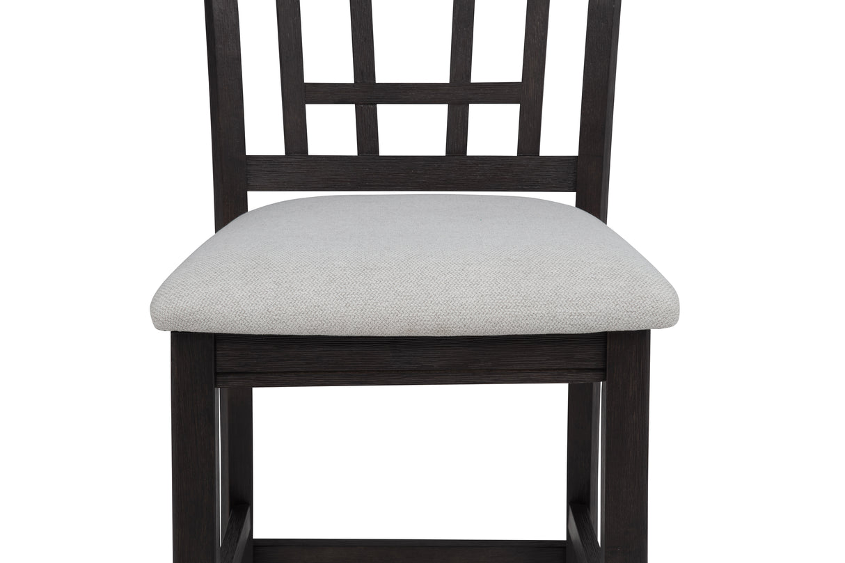 Hartwell Charcoal Counter Height Chair, Set of 2 from Crown Mark - Luna Furniture