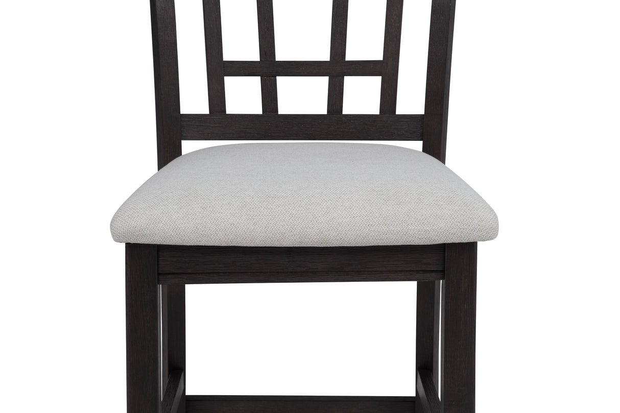 Hartwell Charcoal Counter Height Chair, Set of 2 from Crown Mark - Luna Furniture