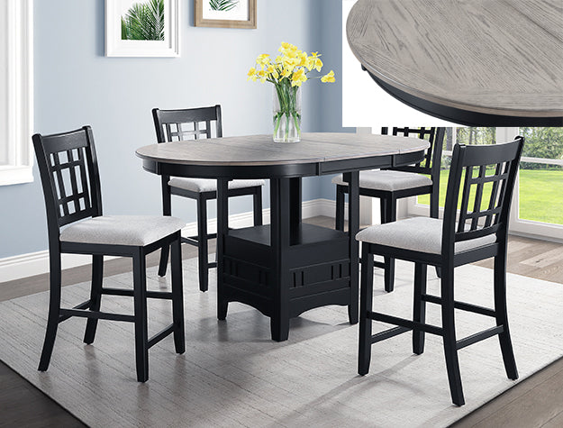 Hartwell Brown Counter Height Dining Table from Crown Mark - Luna Furniture