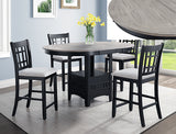 Hartwell Brown Counter Height Dining Table from Crown Mark - Luna Furniture