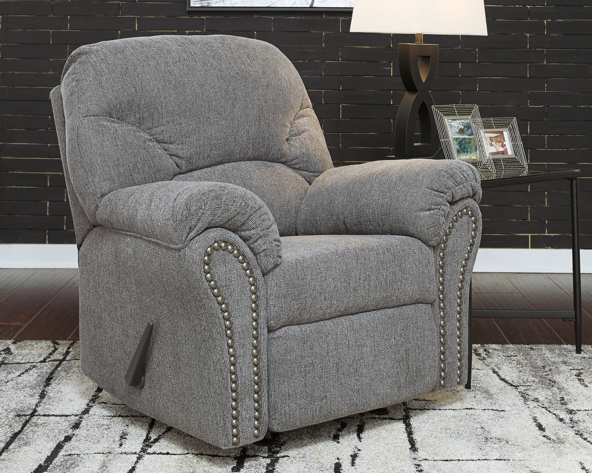 Allmaxx Pewter Recliner from Ashley Furniture - Luna Furniture
