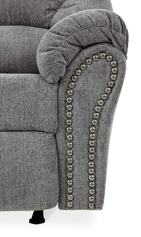 Allmaxx Pewter Recliner from Ashley Furniture - Luna Furniture