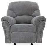 Allmaxx Pewter Recliner from Ashley Furniture - Luna Furniture