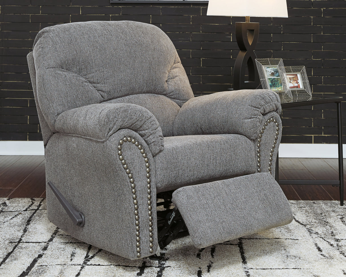 Allmaxx Pewter Recliner from Ashley Furniture - Luna Furniture