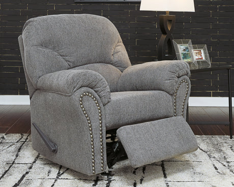 Allmaxx Pewter Recliner from Ashley Furniture - Luna Furniture