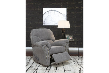 Allmaxx Pewter Sofa, Loveseat and Recliner from Ashley Furniture - Luna Furniture