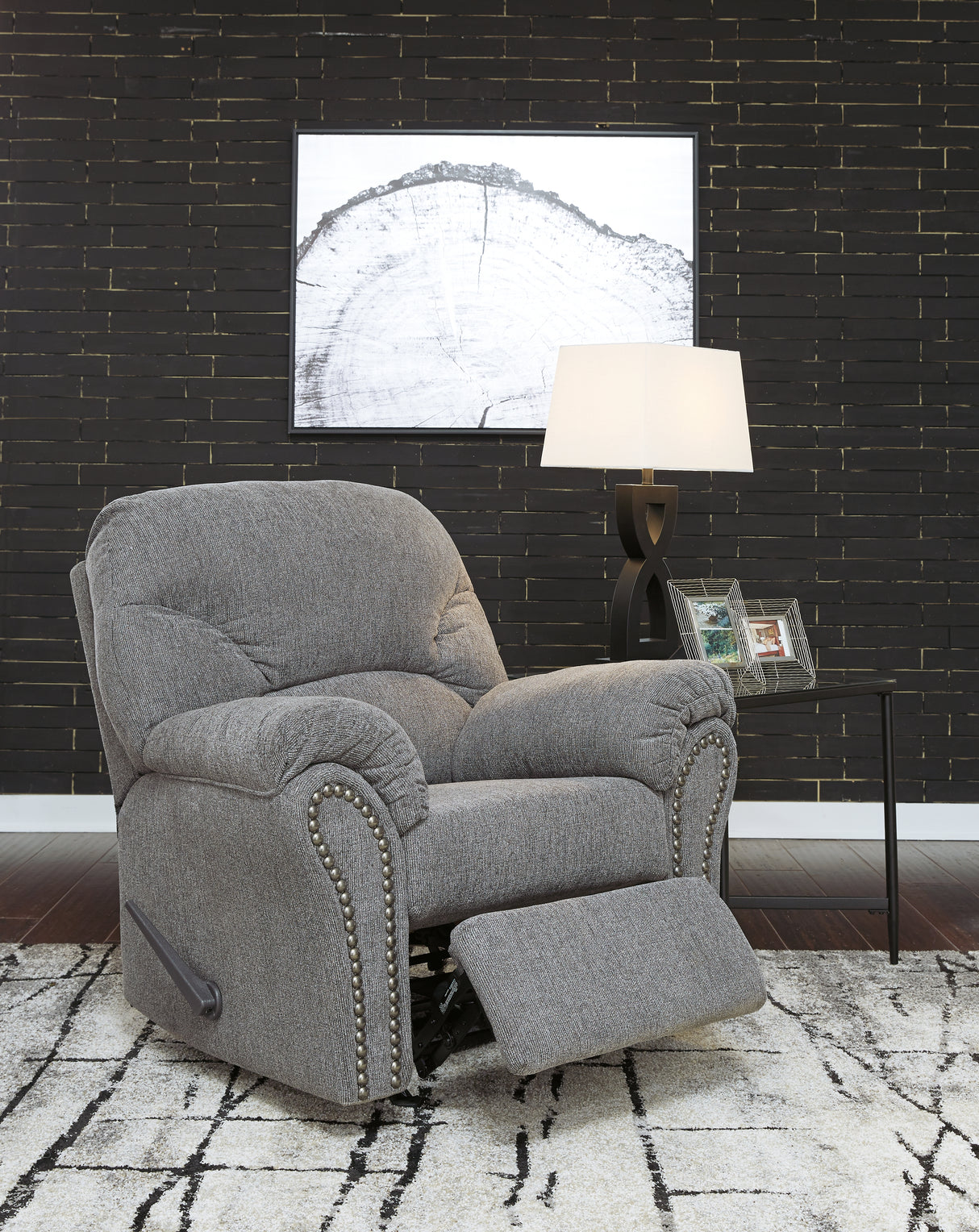Allmaxx Pewter Sofa, Loveseat and Recliner from Ashley Furniture - Luna Furniture