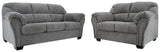 Allmaxx Pewter Sofa and Loveseat from Ashley Furniture - Luna Furniture