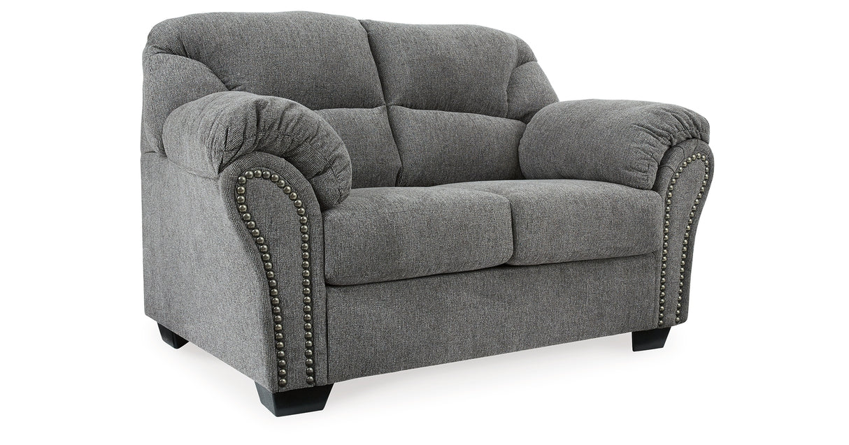 Allmaxx Pewter Loveseat from Ashley Furniture - Luna Furniture