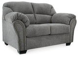 Allmaxx Pewter Sofa and Loveseat from Ashley Furniture - Luna Furniture