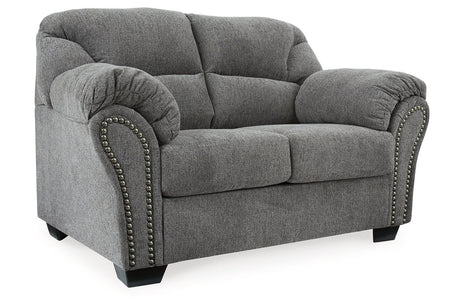 Allmaxx Pewter Sofa, Loveseat and Recliner from Ashley Furniture - Luna Furniture