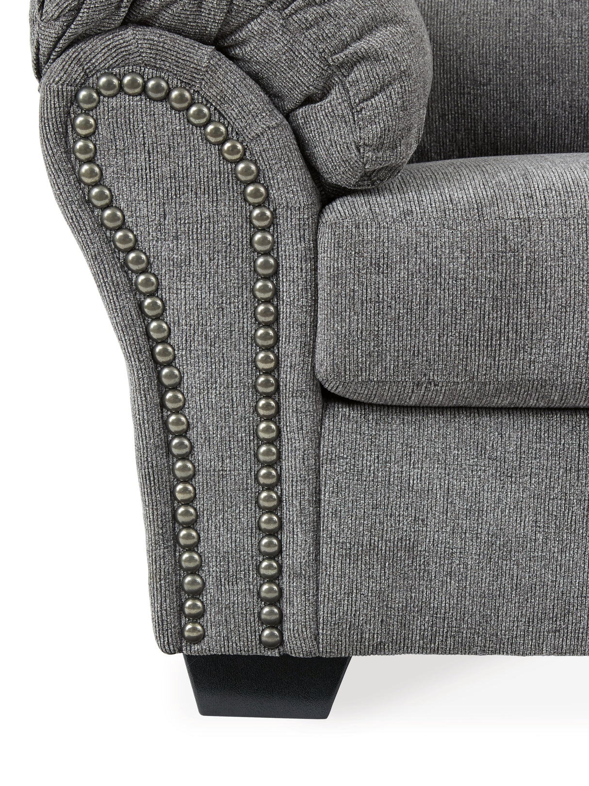 Allmaxx Pewter Sofa and Loveseat from Ashley Furniture - Luna Furniture