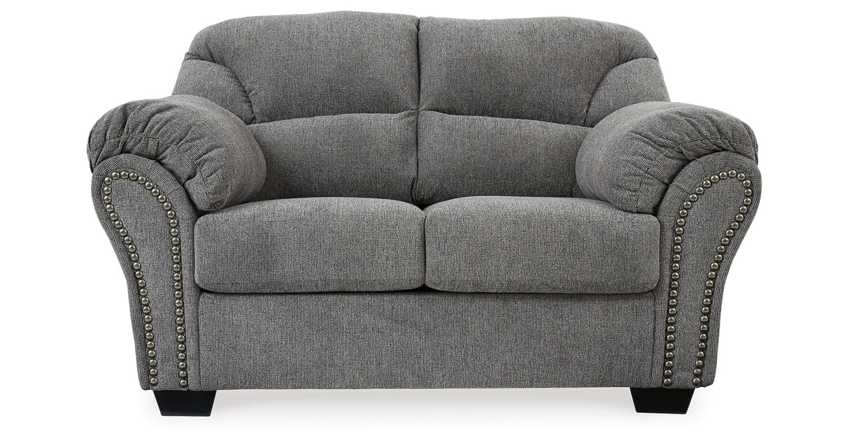 Allmaxx Pewter Loveseat from Ashley Furniture - Luna Furniture