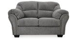 Allmaxx Pewter Loveseat from Ashley Furniture - Luna Furniture