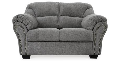 Allmaxx Pewter Loveseat from Ashley Furniture - Luna Furniture