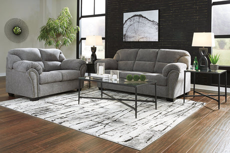 Allmaxx Pewter Sofa and Loveseat from Ashley Furniture - Luna Furniture
