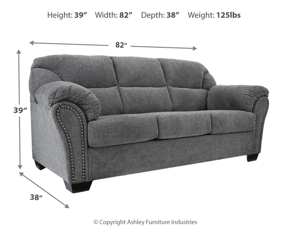 Allmaxx Pewter Sofa from Ashley Furniture - Luna Furniture