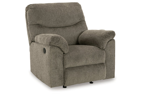 Alphons Putty Reclining Sofa, Loveseat and Recliner from Ashley - Luna Furniture